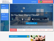 Tablet Screenshot of connect2projects.com